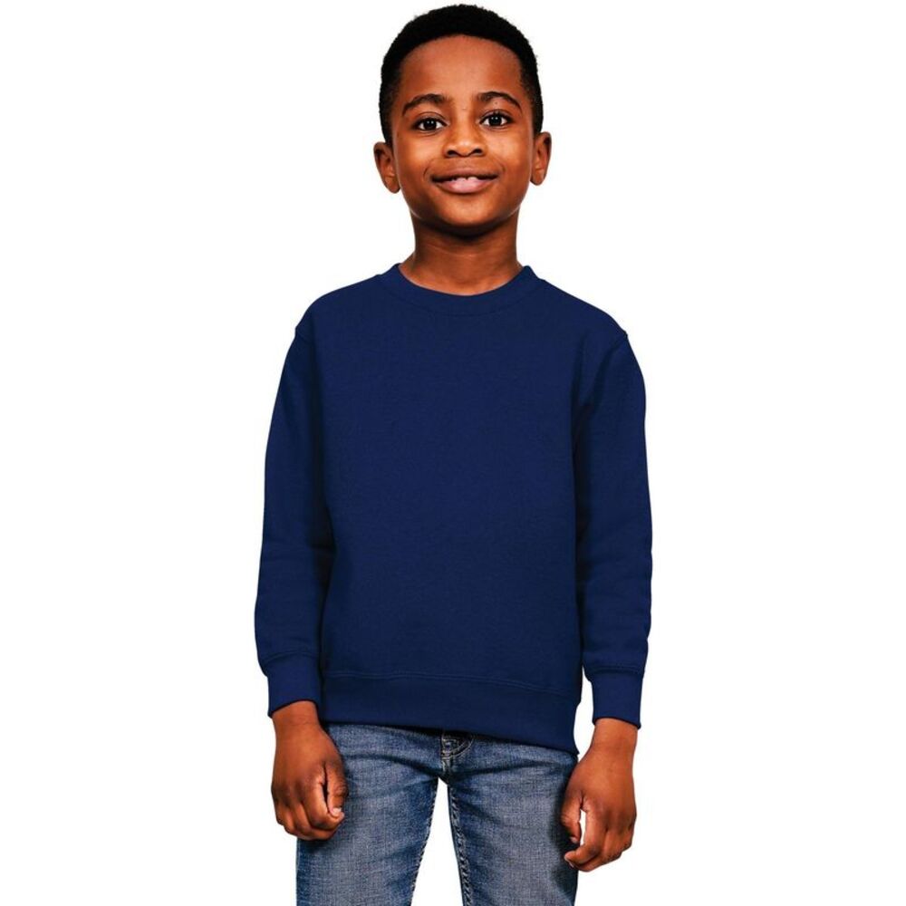 Casual Classics Childrens/Kids Blended Ringspun Cotton Sweatshirt / Navy